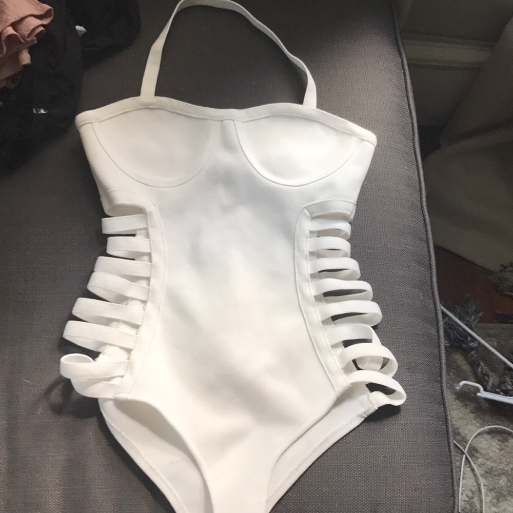 White bikini